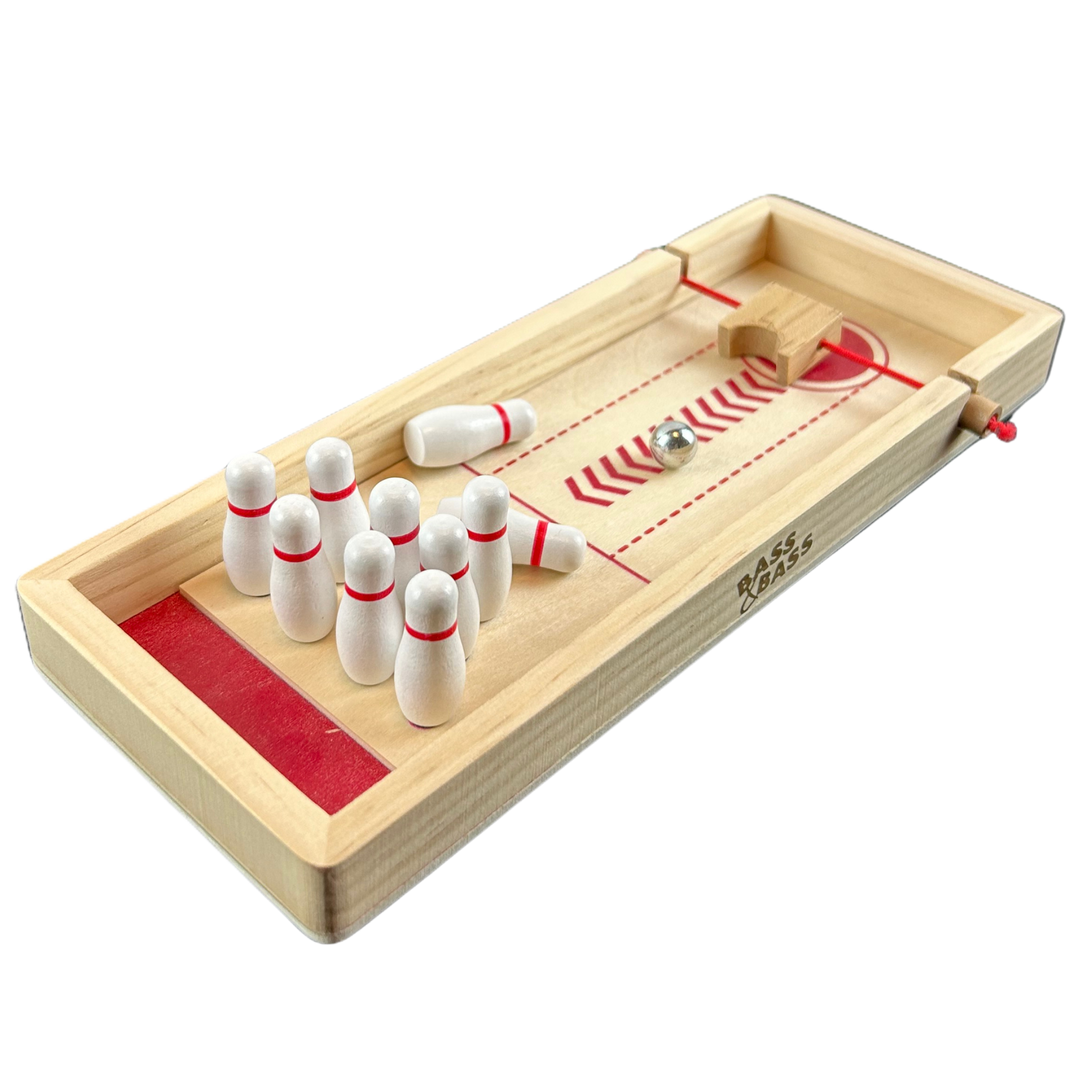 Mini Bowling Game - Small Wooden Toys, Small Gift - 22 cm