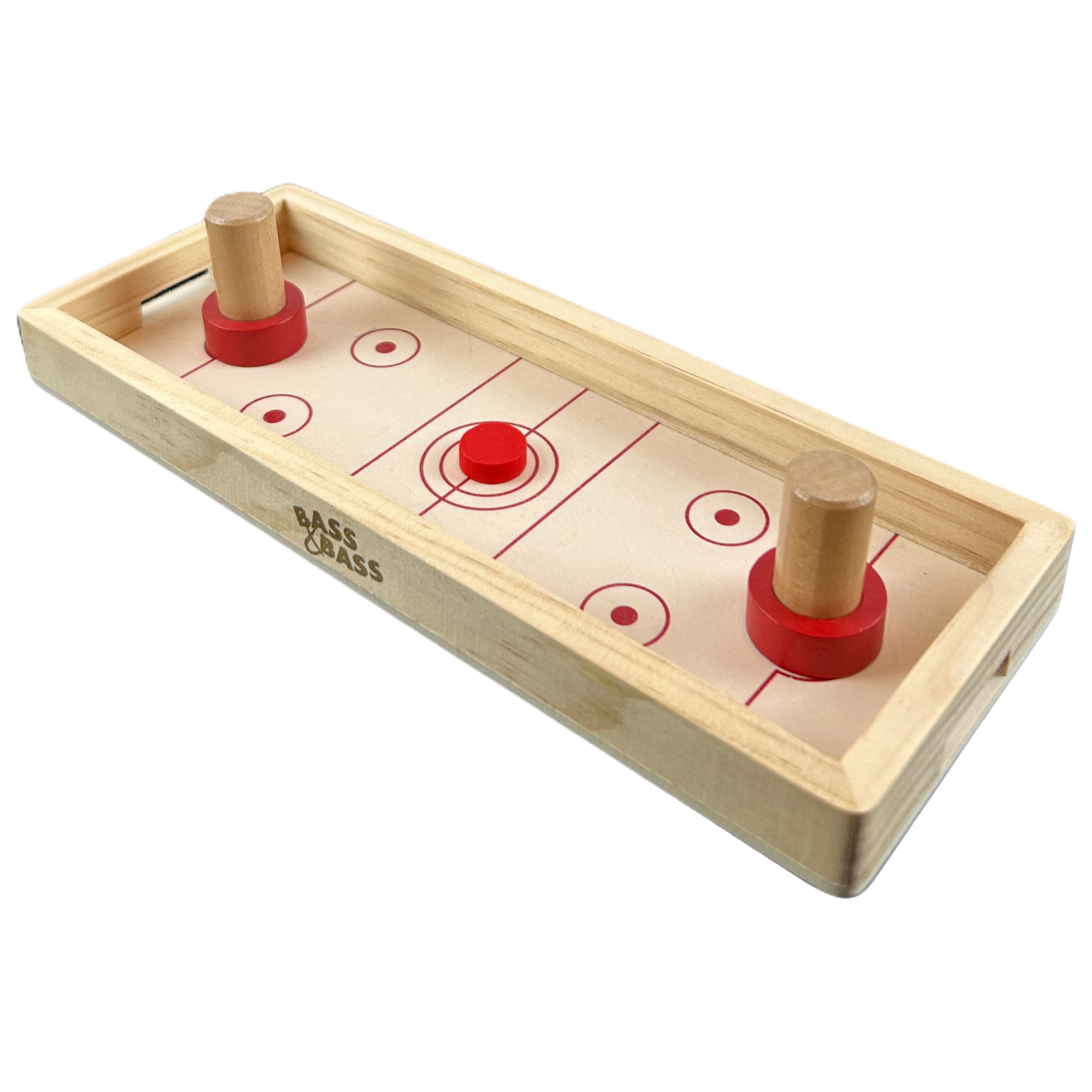 Mini Curling Game - Small Wooden Toys, Small Gift - 22 cm