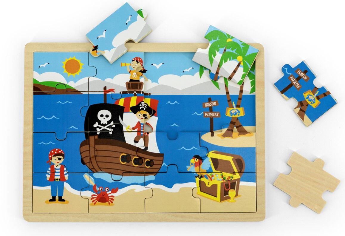 16-piece puzzle - PIRATE