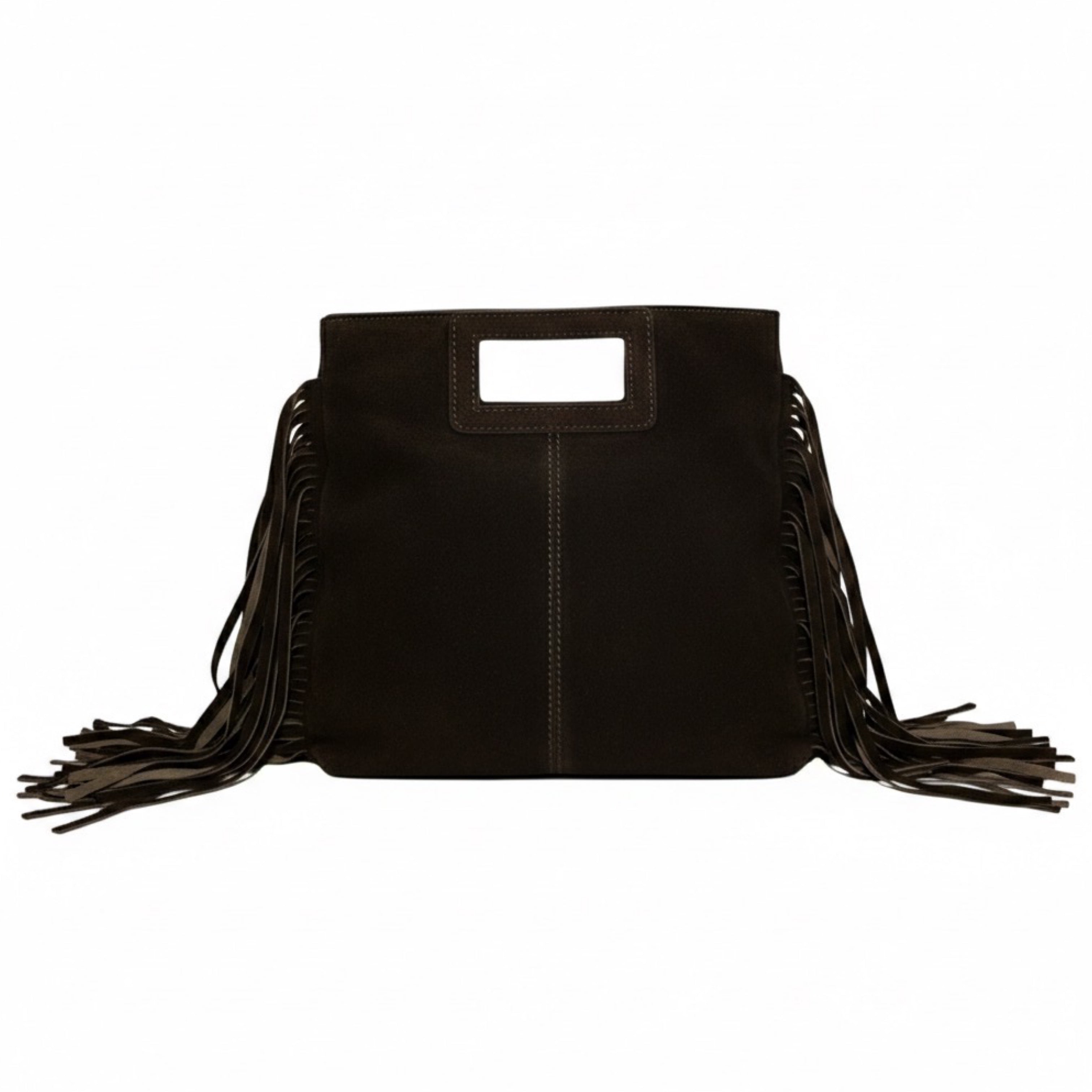 MARION TALL SUEDE LEATHER BAG