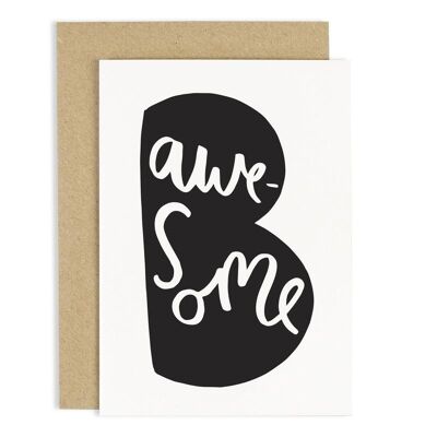 Be Awesome Card