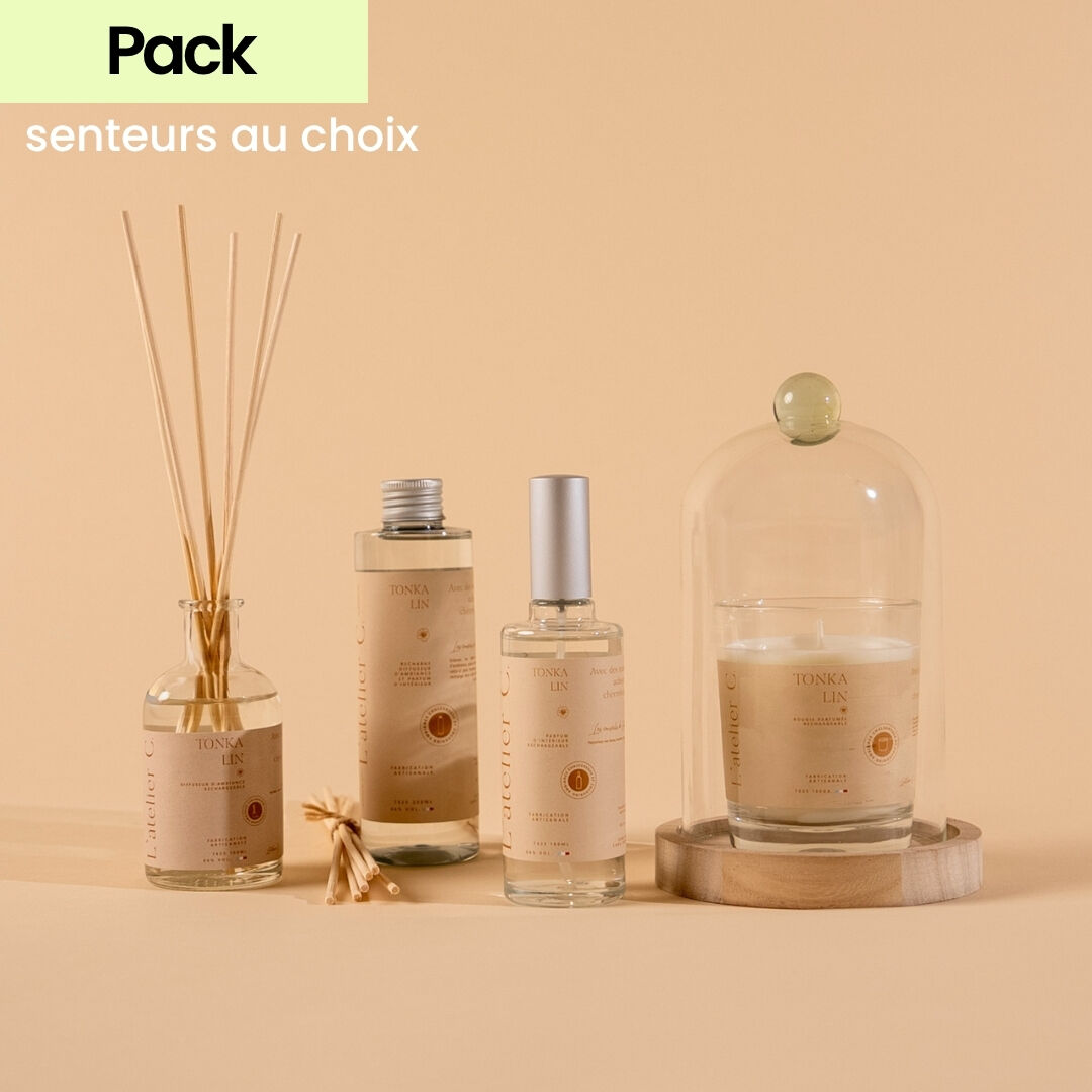 Home fragrance starter pack with 3 scents of your choice (36 products)