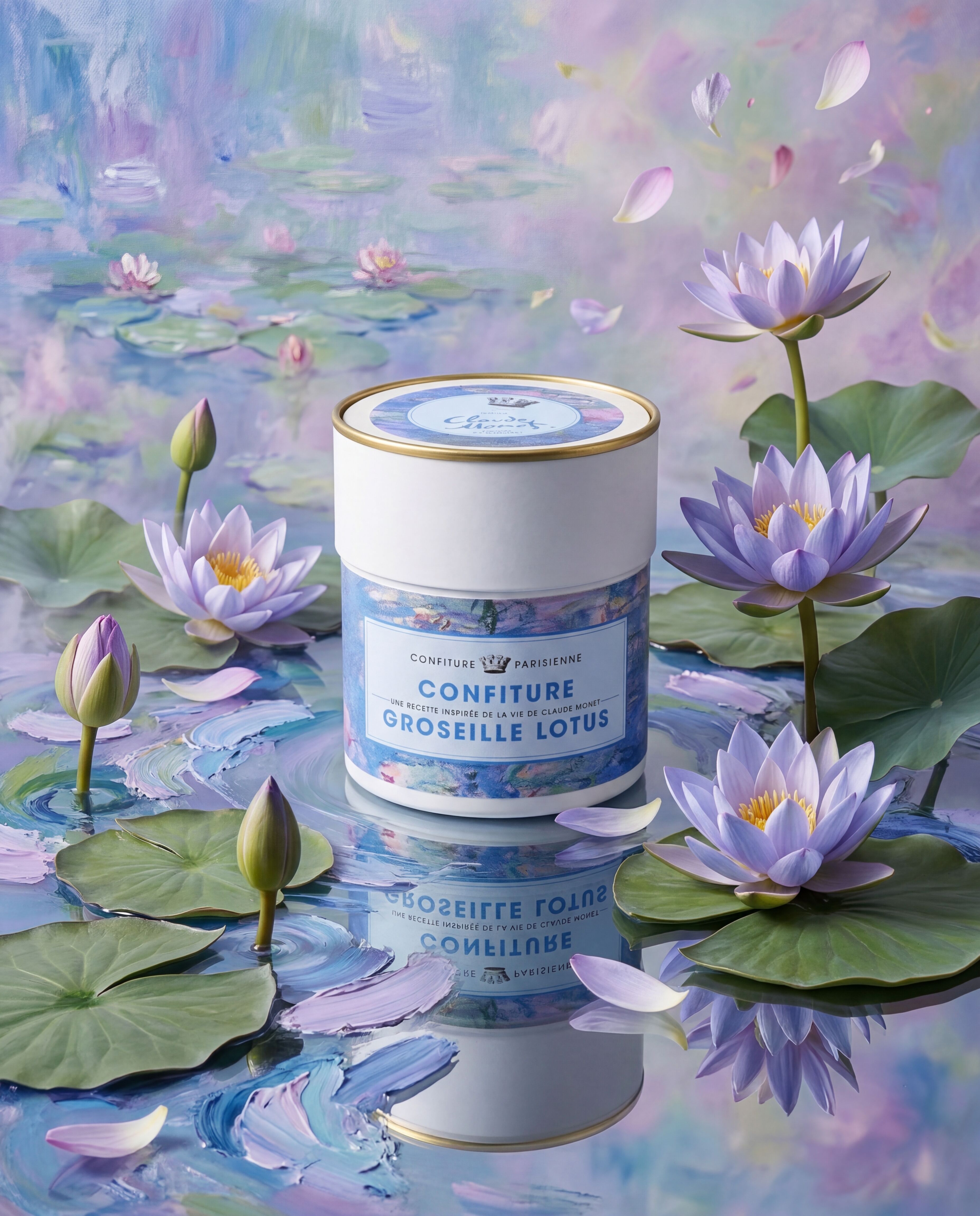 Groseille Lotus x Claude Monet x Académie des Beaux-Arts