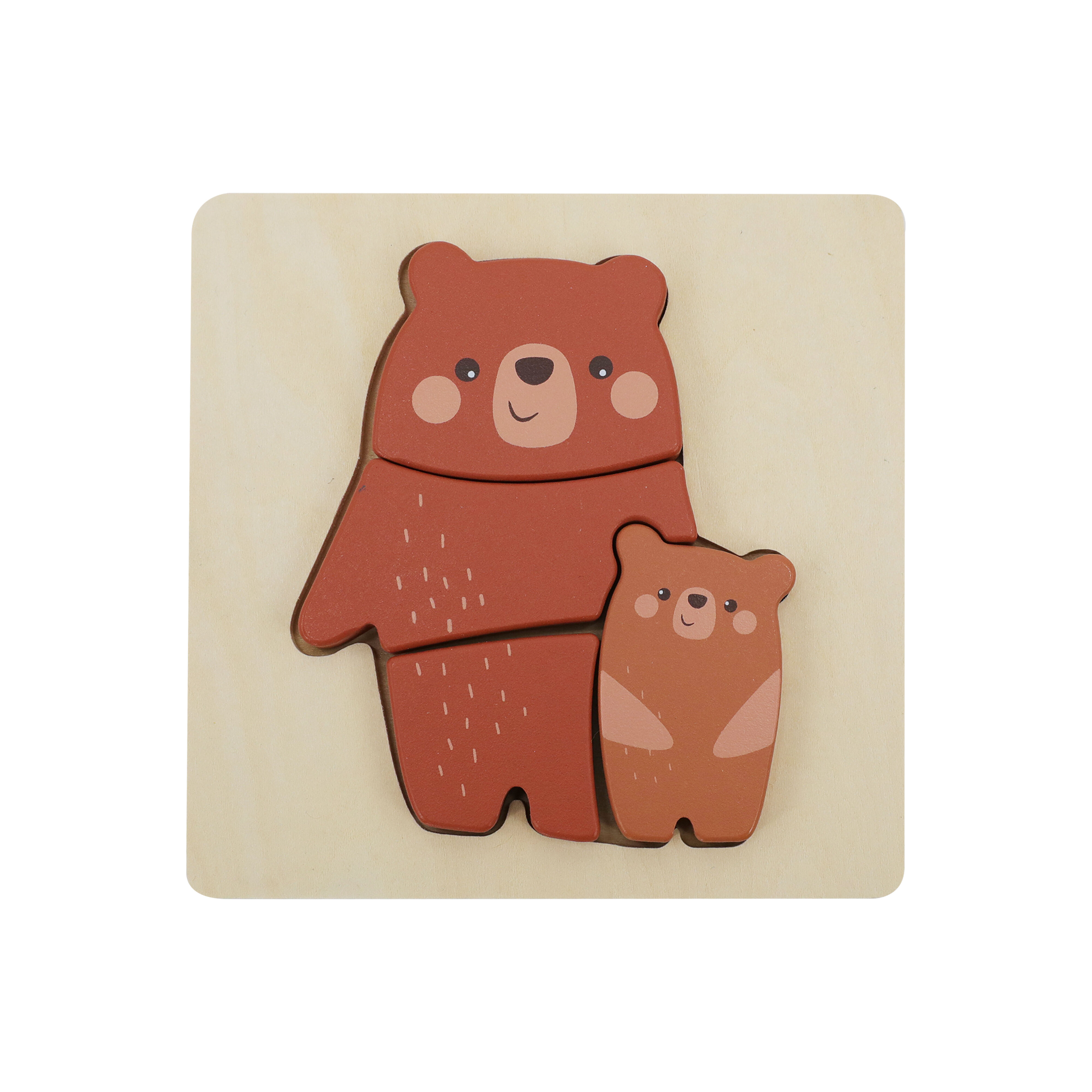 Small wooden bear puzzle, FSC certified