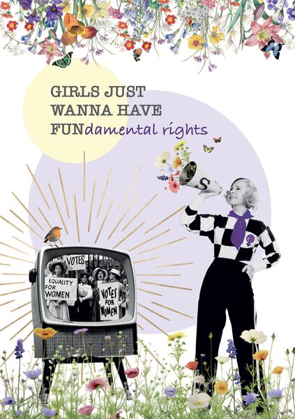 Girls Just Wanna Have Fundamental Rights Poster