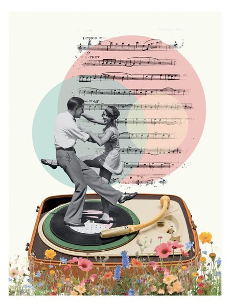 Vinyl Dance Poster