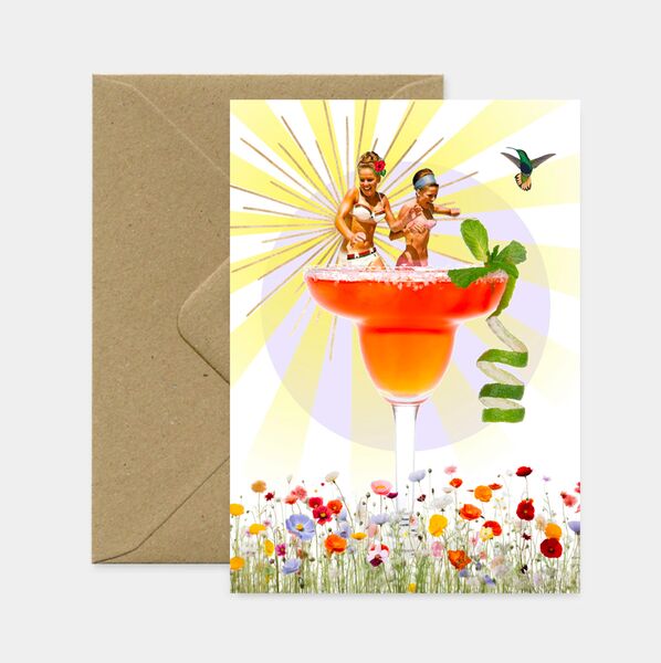 Happy Hour greeting card