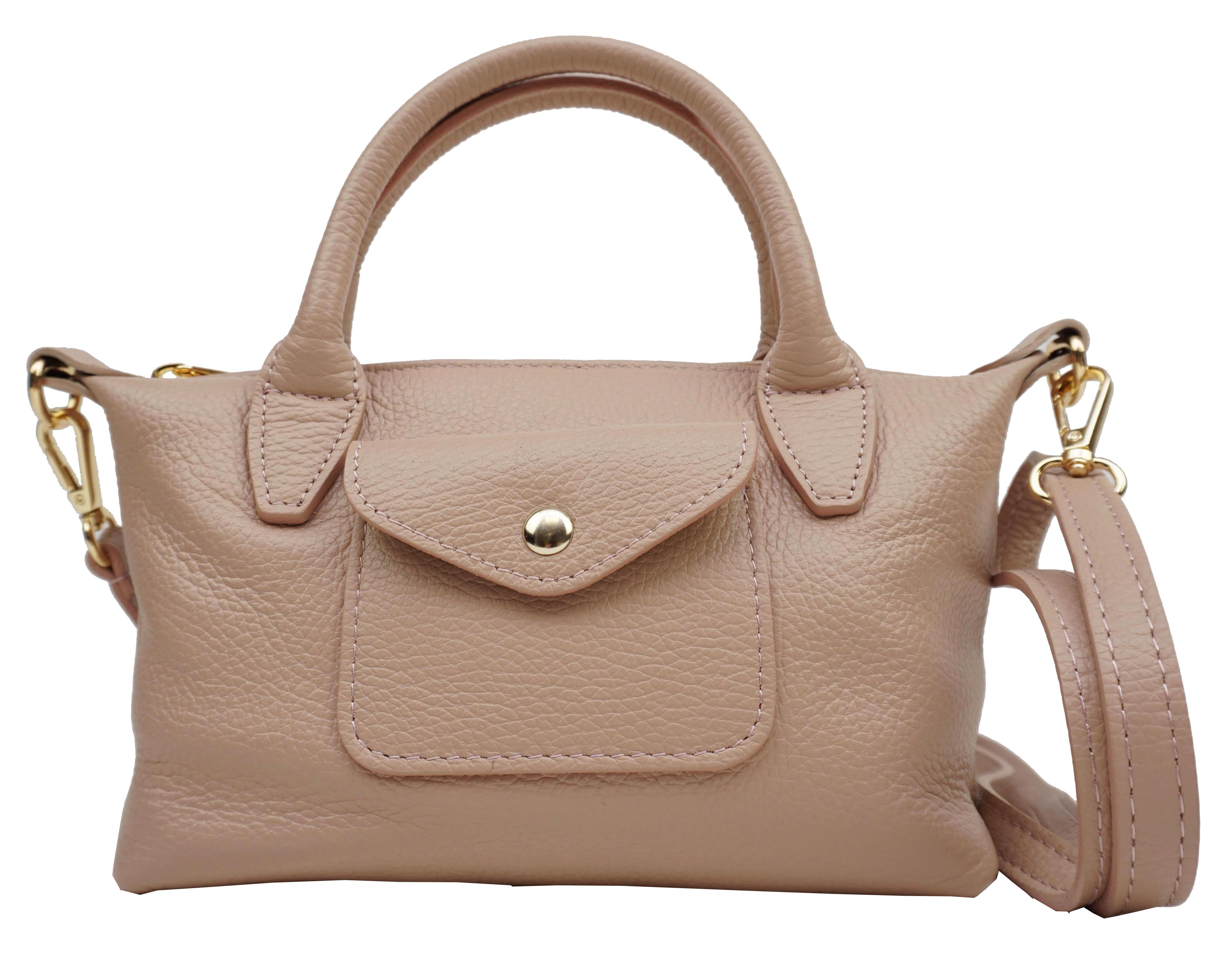 Leather handbag D5201