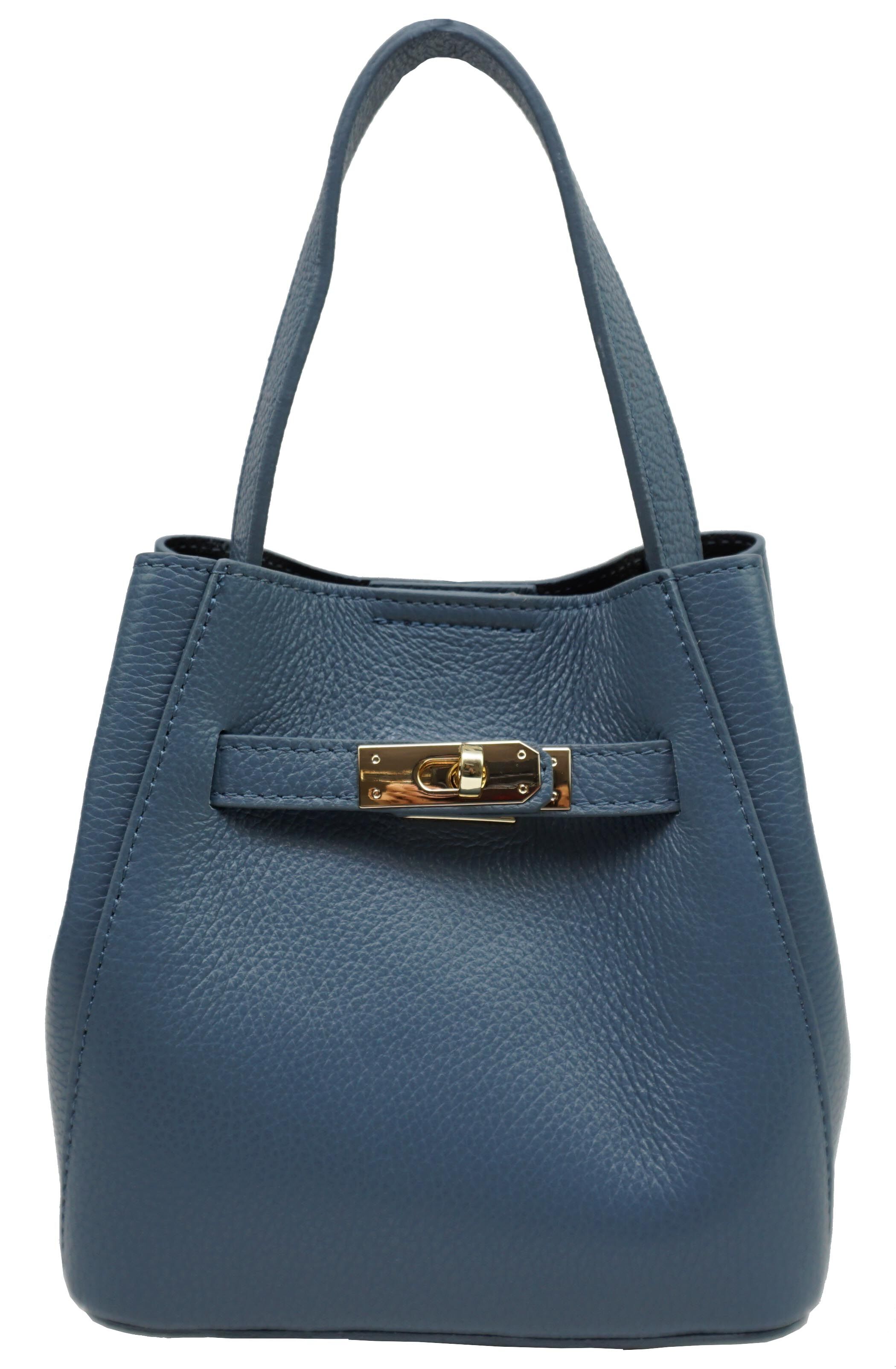 Leather handbag D5402