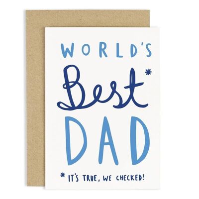 World's Best Dad Card