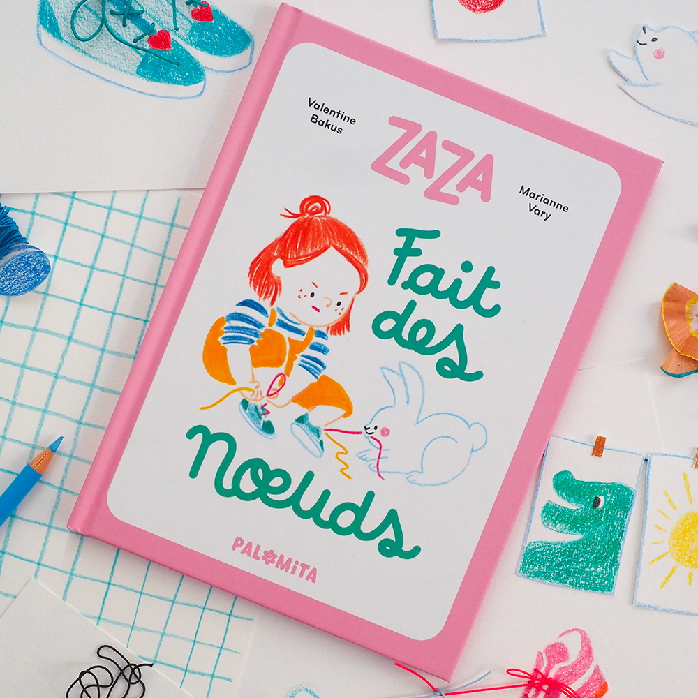 Children's book - Zaza ties knots