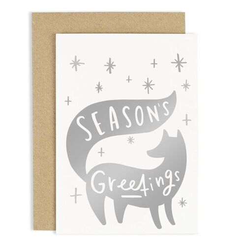 Season Greetings Fox Card