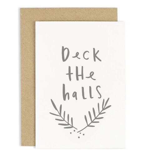 Deck The Halls Card