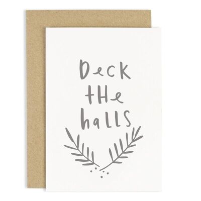 Deck The Halls Card