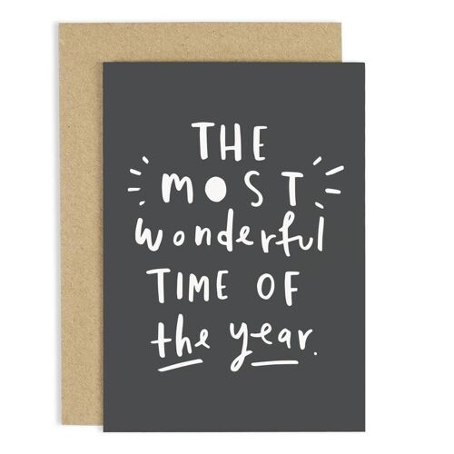 Wonderful Time Of The Year Card
