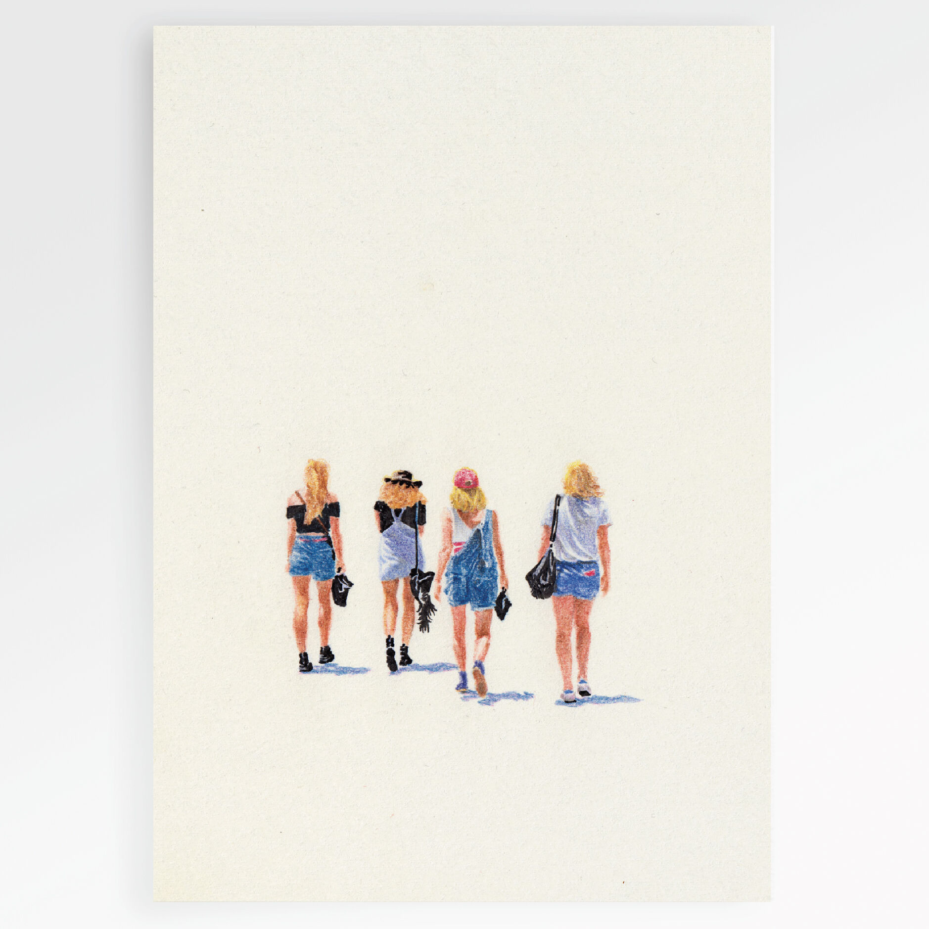 FSC girls paper card