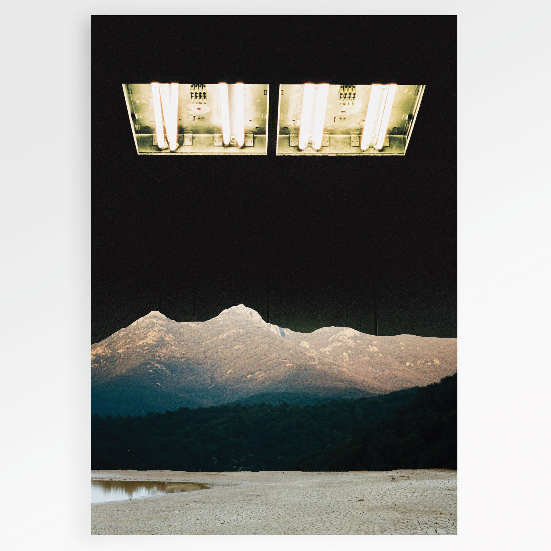 FSC paper card neon lights