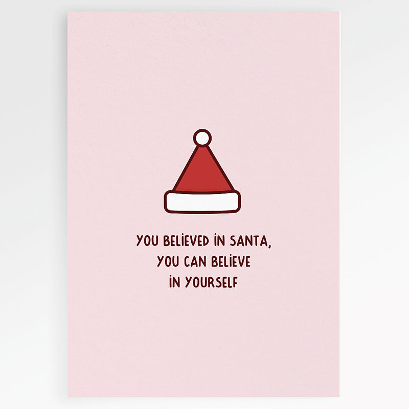 FSC Santa paper card