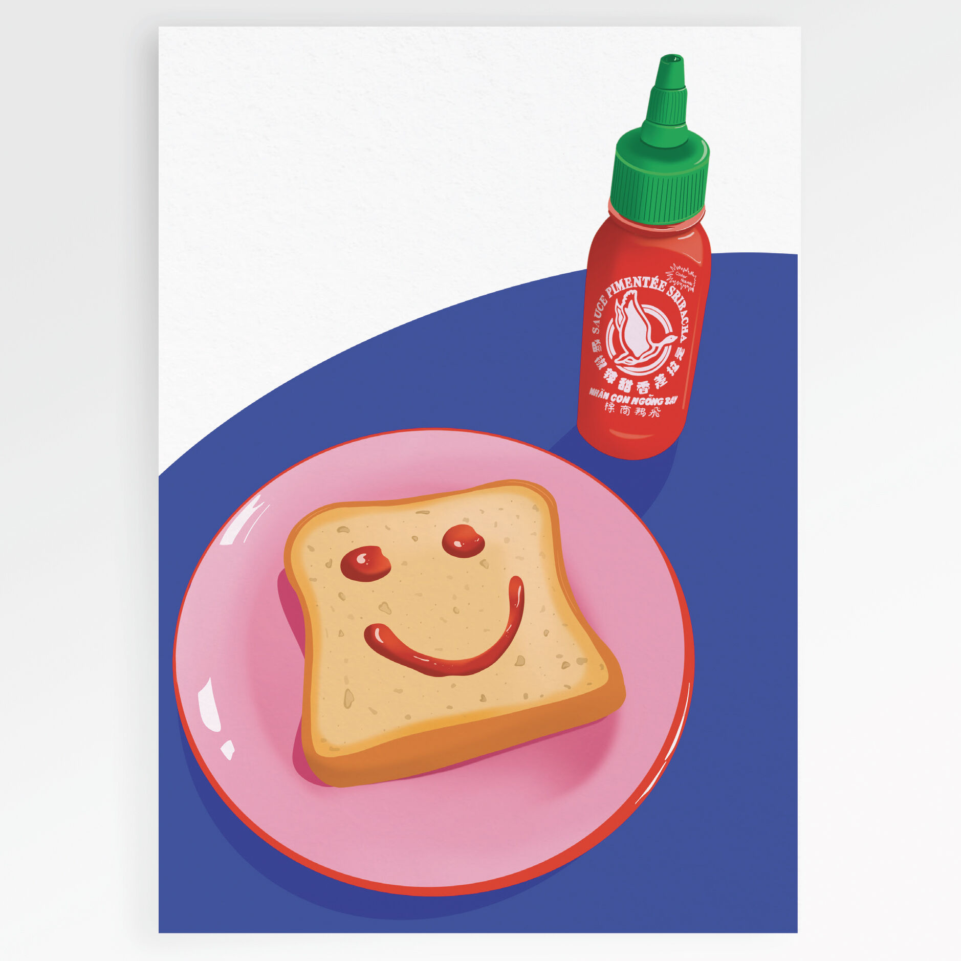FSC sriracha paper card