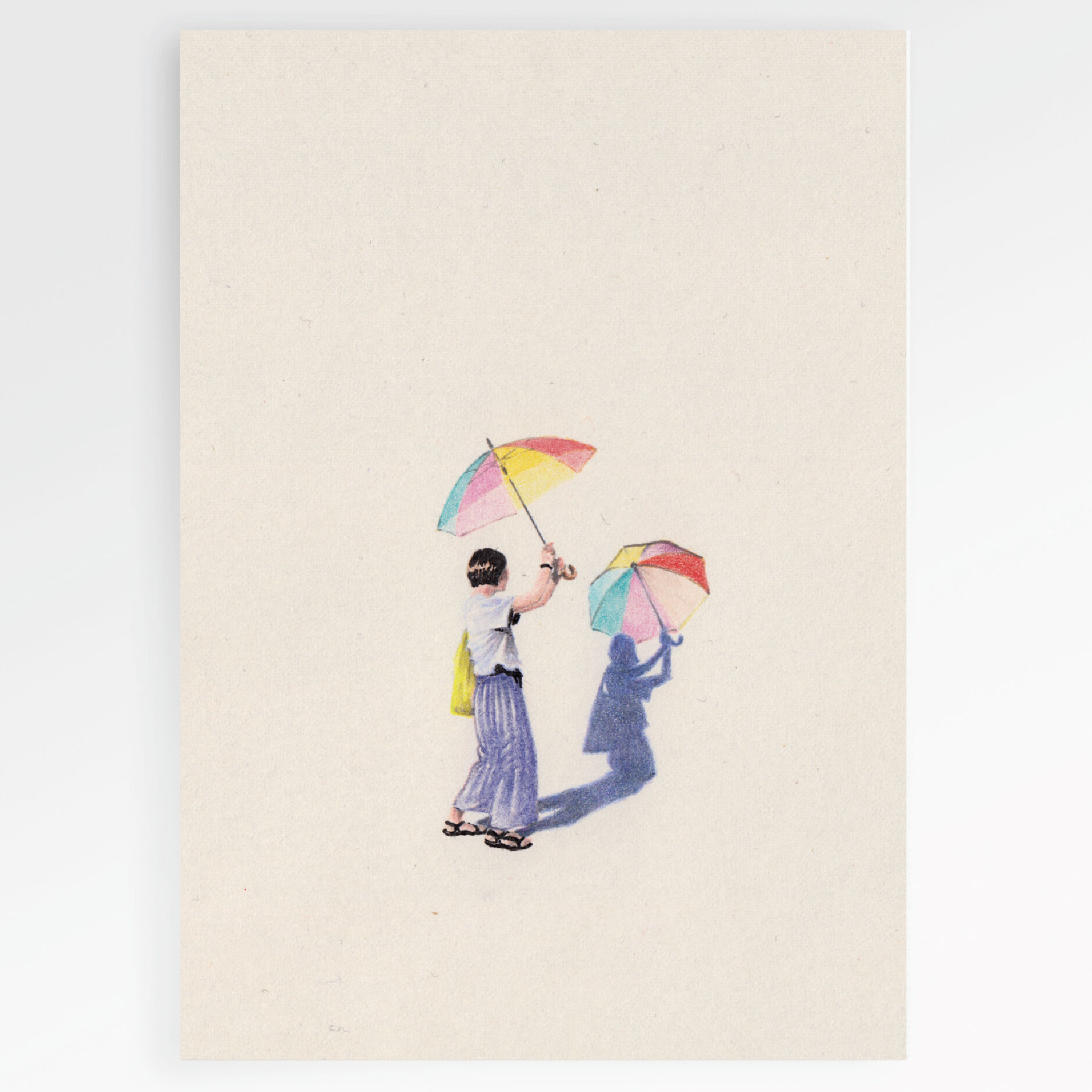 FSC umbrella paper card