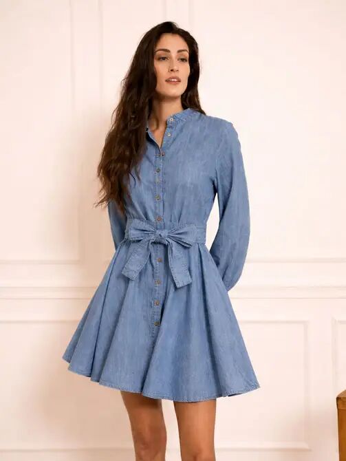 Sonia denim skater dress - 80960-8