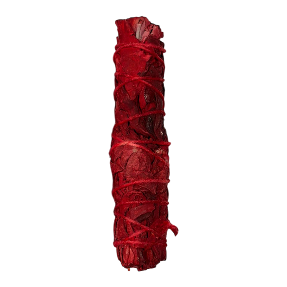 Varita de salvia delgada para sahumerio, Sangre de Dragón, 10 cm (4 pulgadas)