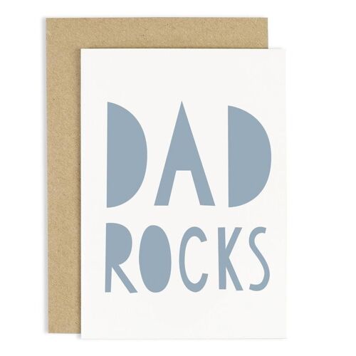 Dad Rocks Father's Day Card