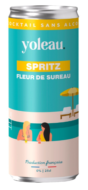 Canette 25cl - Spritz sans alcool 0,0% fleur de sureau (x12)