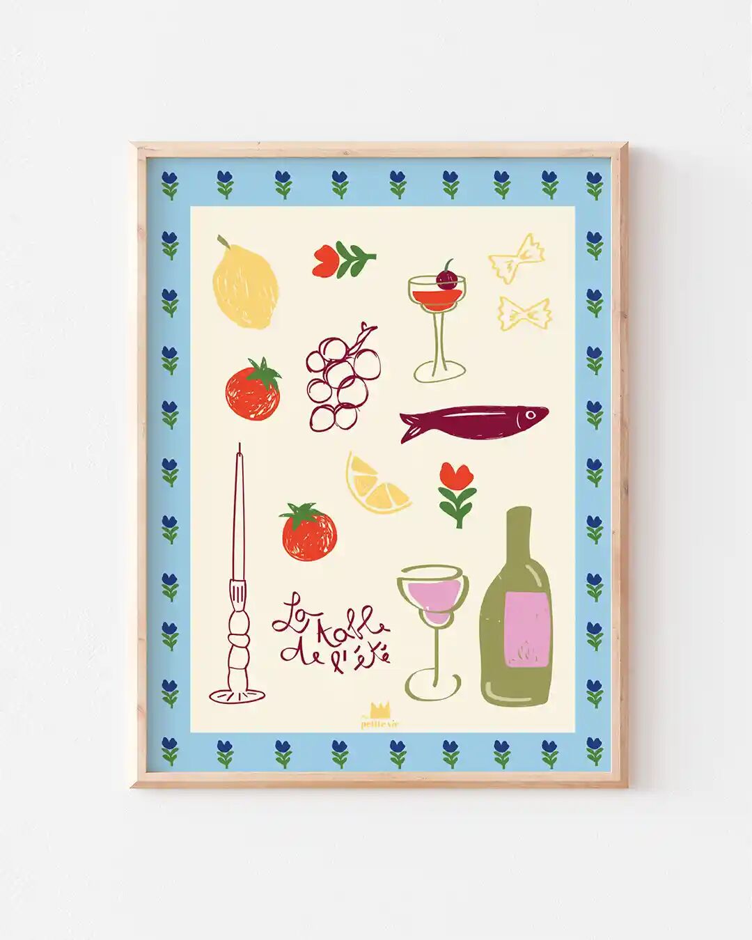 Affiche - La table de l'été (30x40 cm)