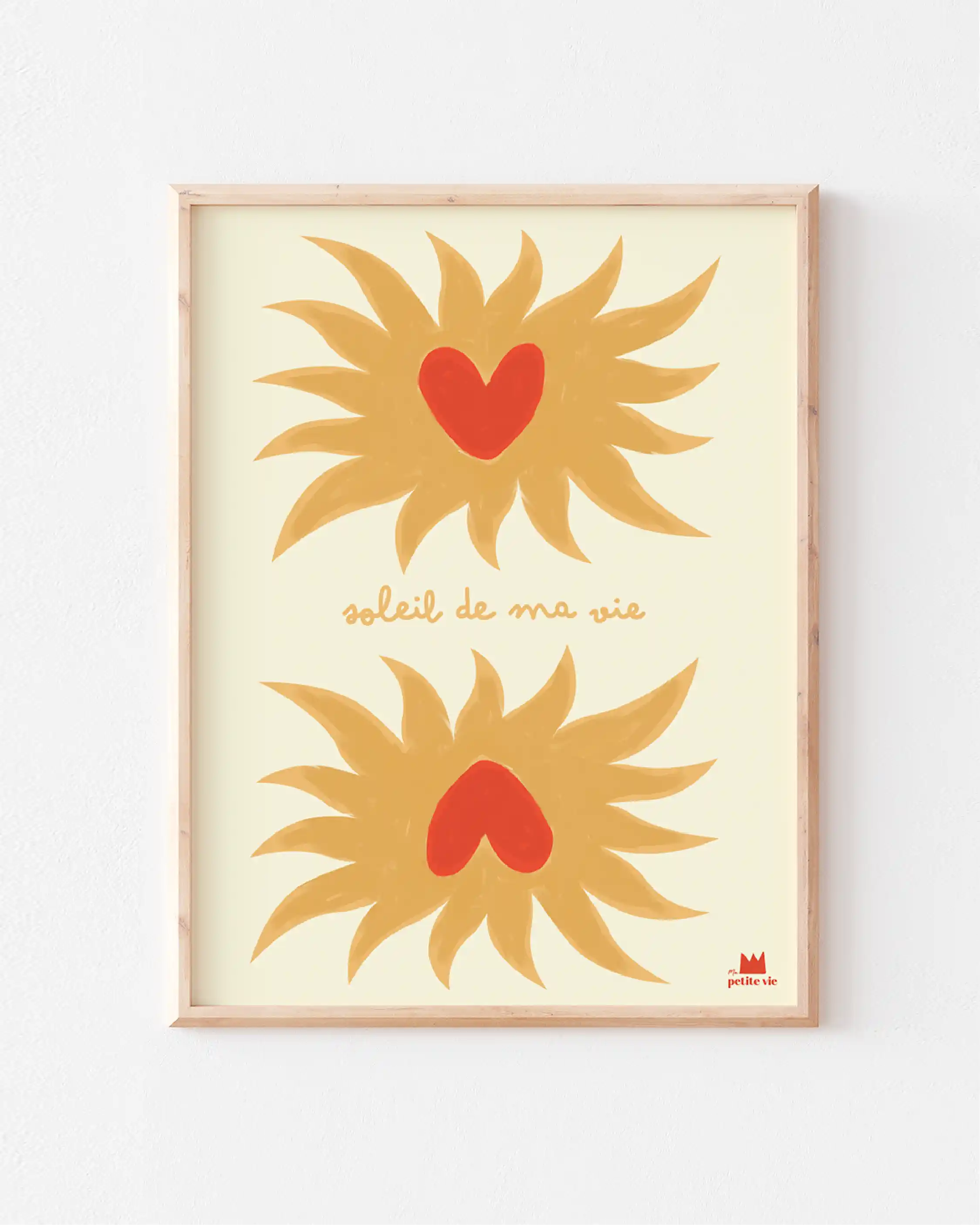 Affiche - Soleil de ma vie (30x40 cm)