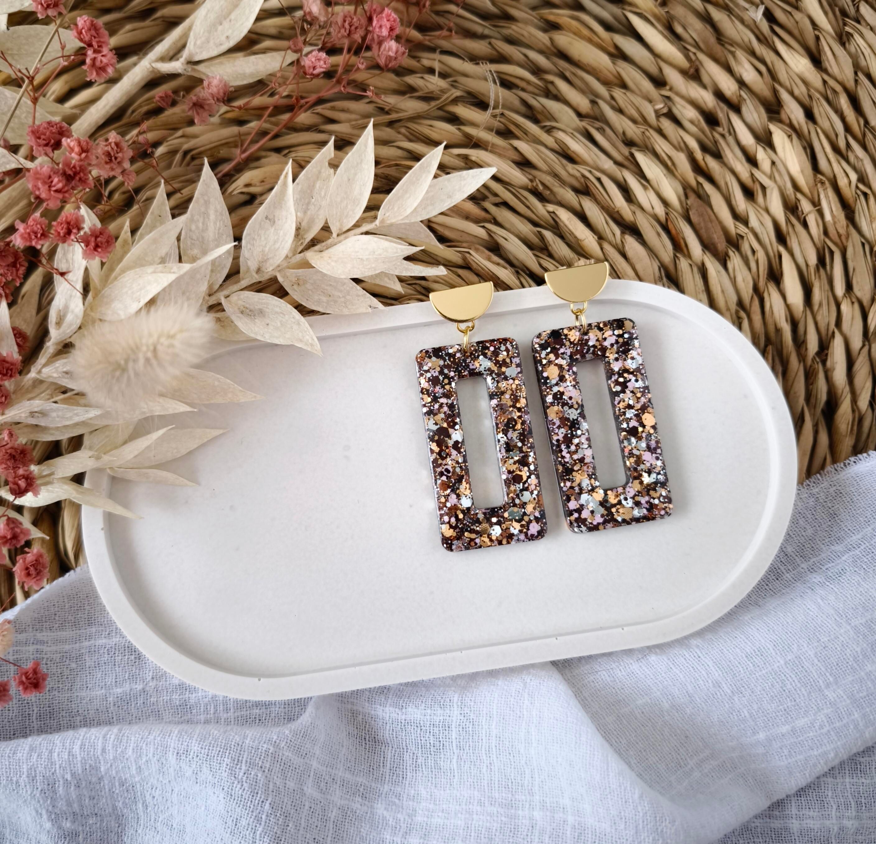 Boucles d'oreilles paillettes Cocoa