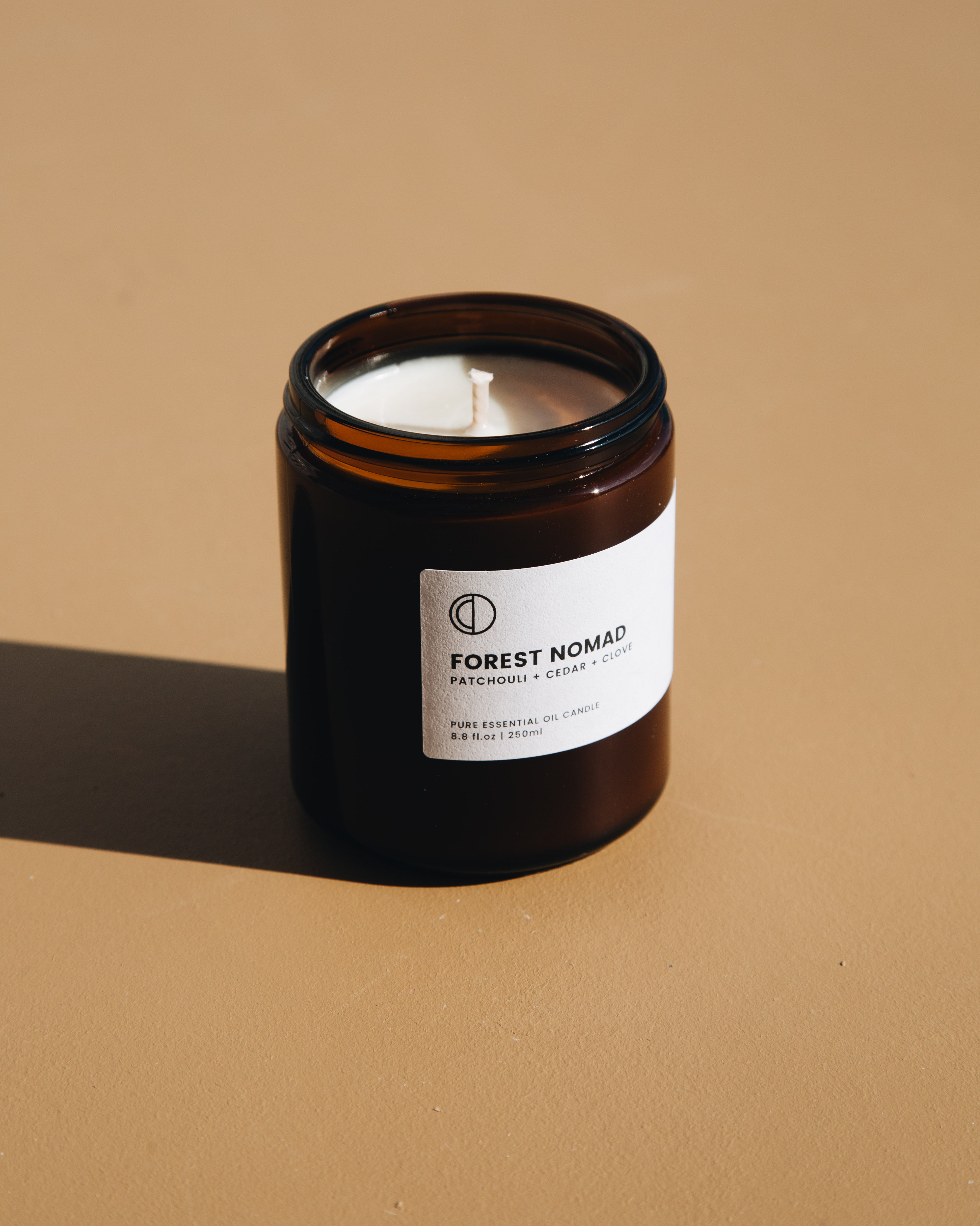 Forest Nomad (Cedar + Patchouli + Clove) | Amber jar candle