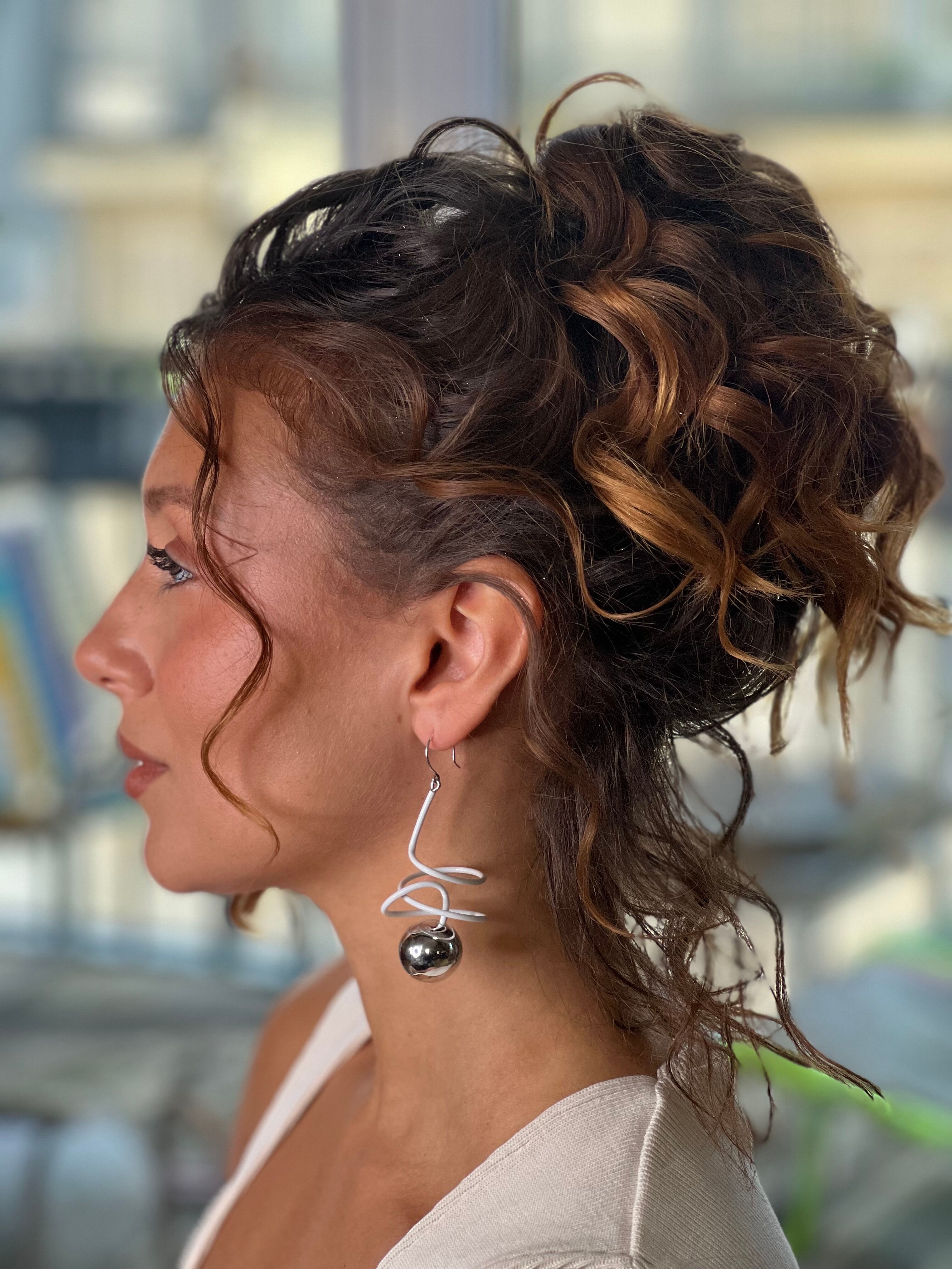 Boucles d'oreille Métal Tomoko