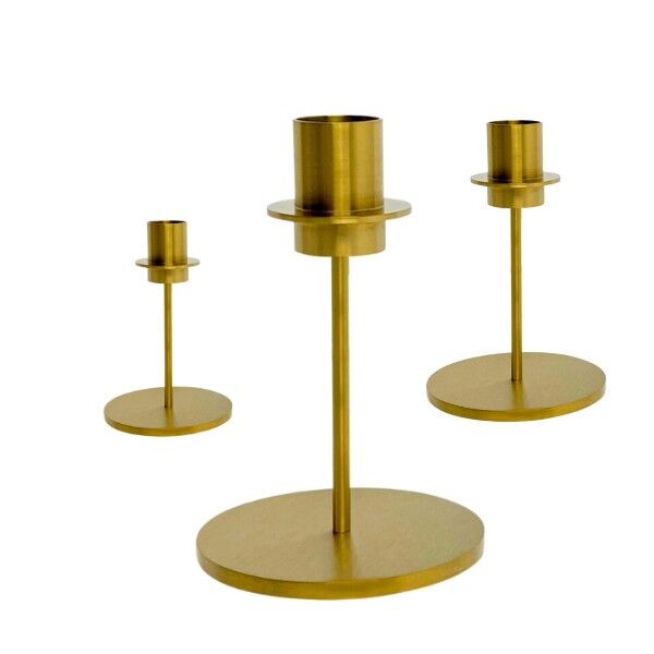 Kerzenhalter aus Messing für 2-3-4 Perlen