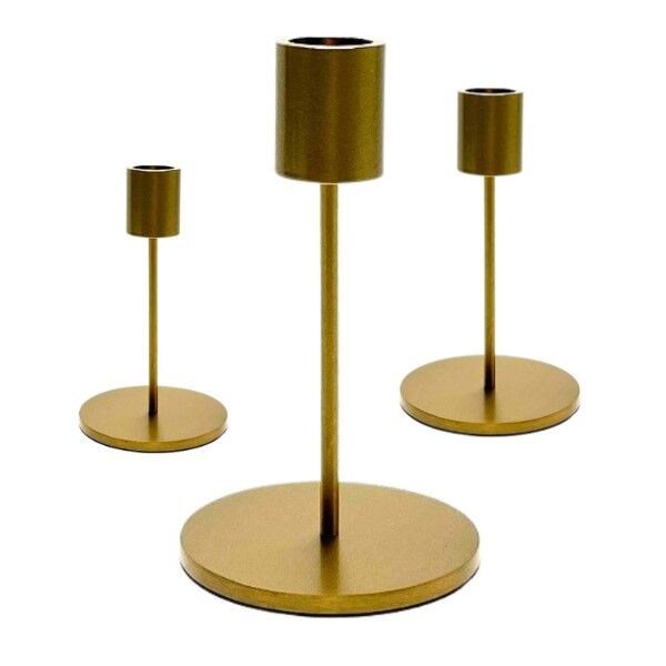 Candelabros de latón para 2, 3 o 4 cuentas (Eleganceholder)