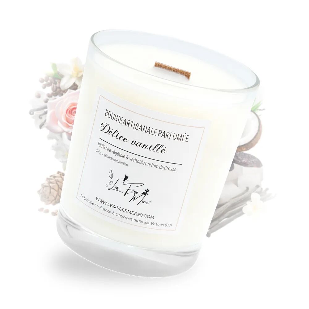 Bougie parfumée délice vanillé