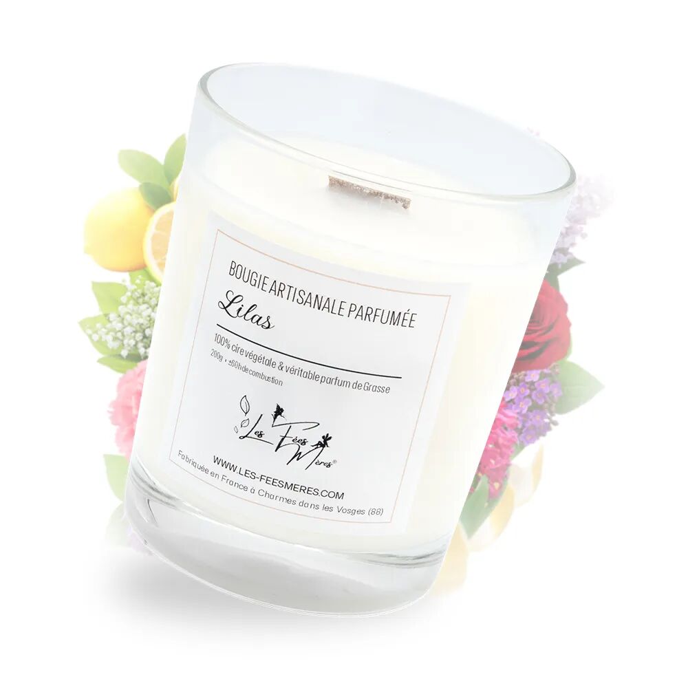 Bougie parfumée lilas