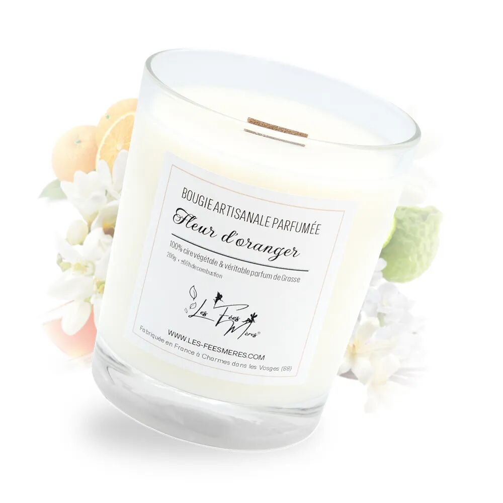 Bougie parfumée fleur d'oranger