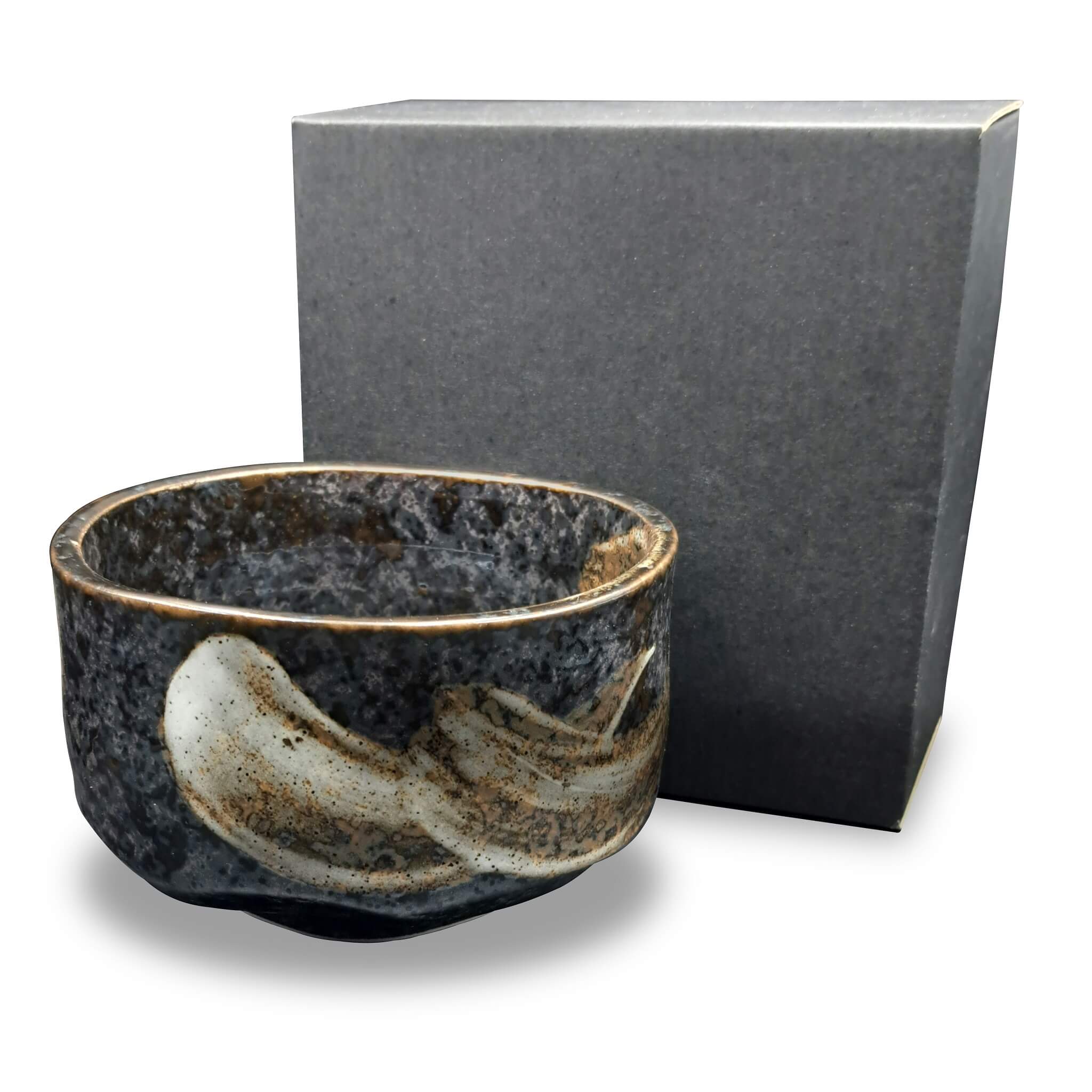 Japanese Matcha Bowl Chawan Meisei, handmade from ceramic