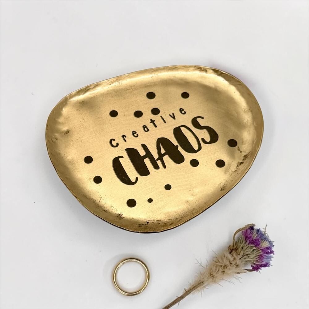 Mini bowl organic Brass Chaos