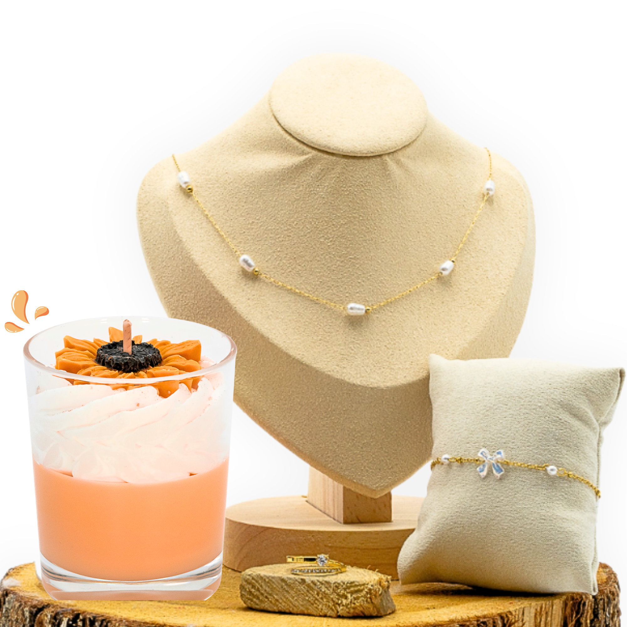 Bougie bijou orientale
