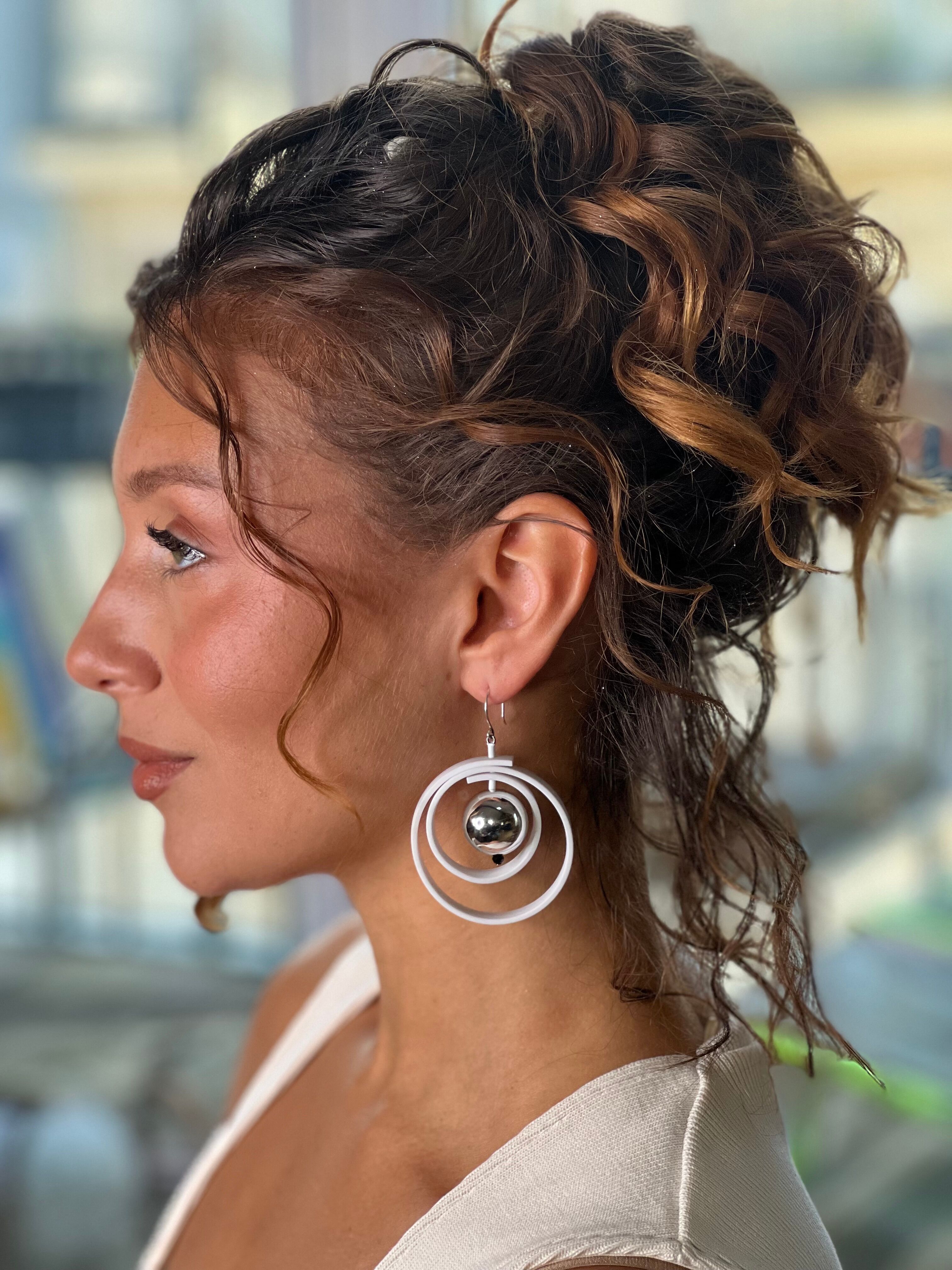 Boucles d'oreille Métal Tourbil