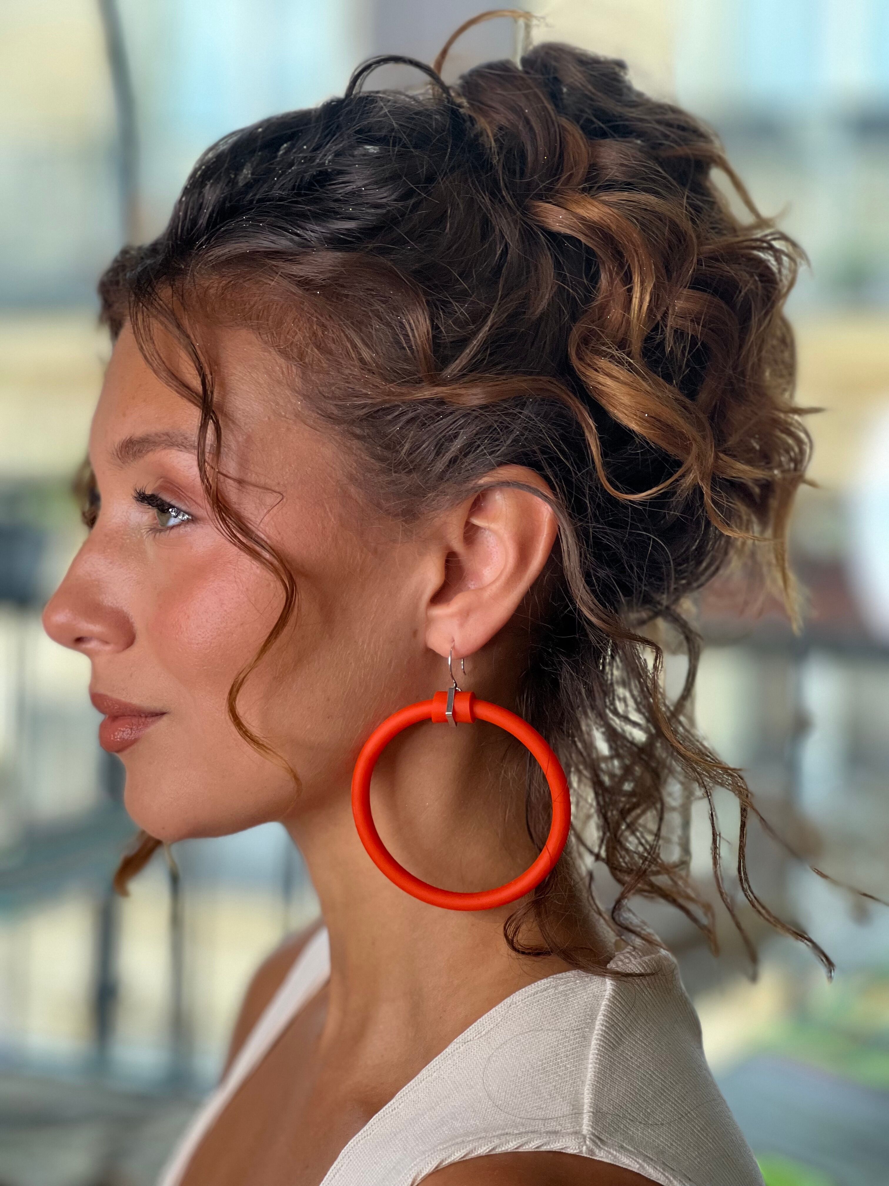 Boucle d'oreille Créole Pop