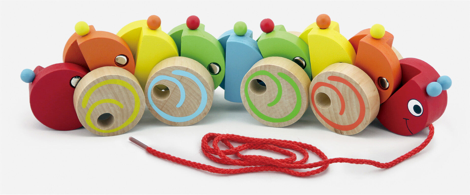 Pull-along caterpillar