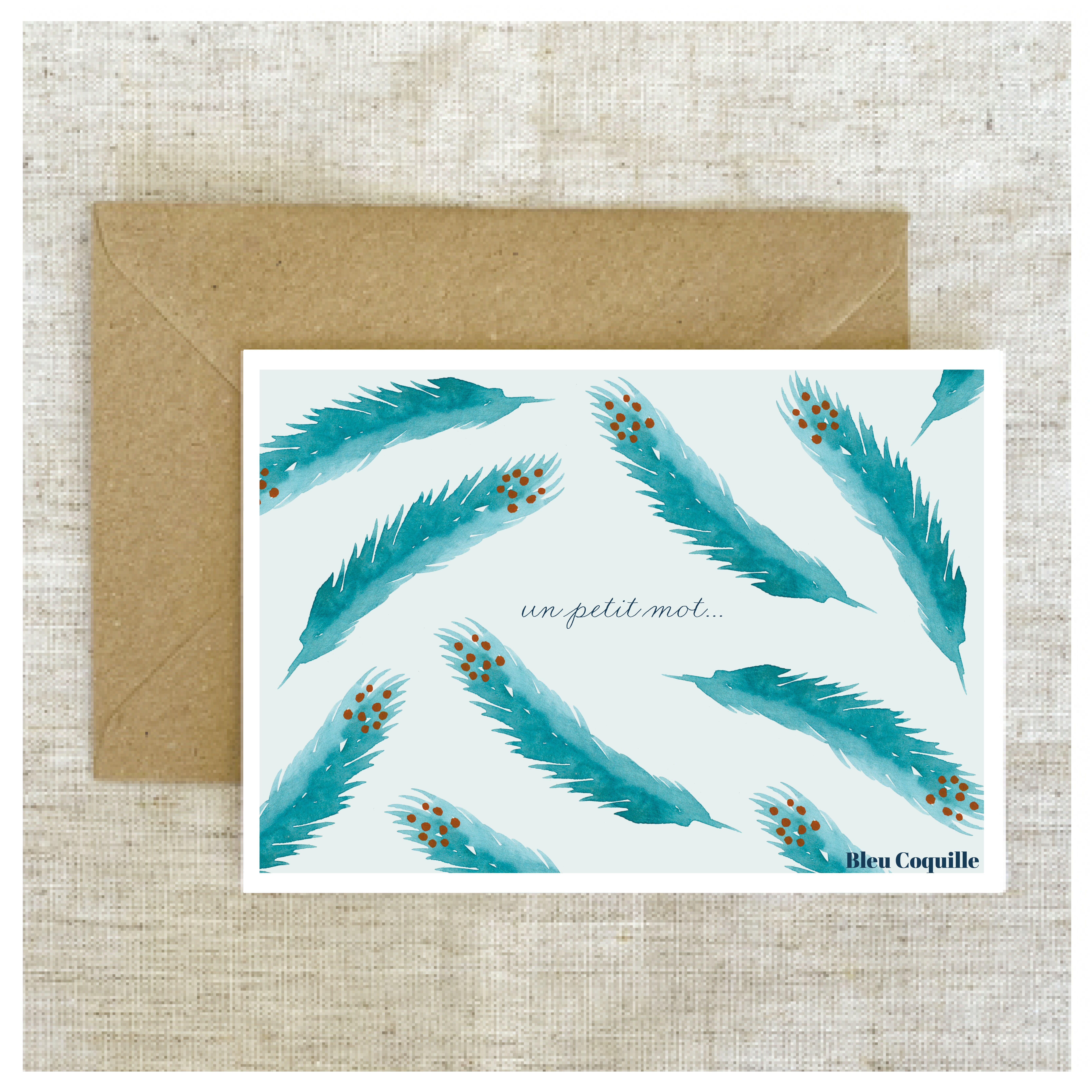 Stationery Postcard A6 - Feathers 🪶