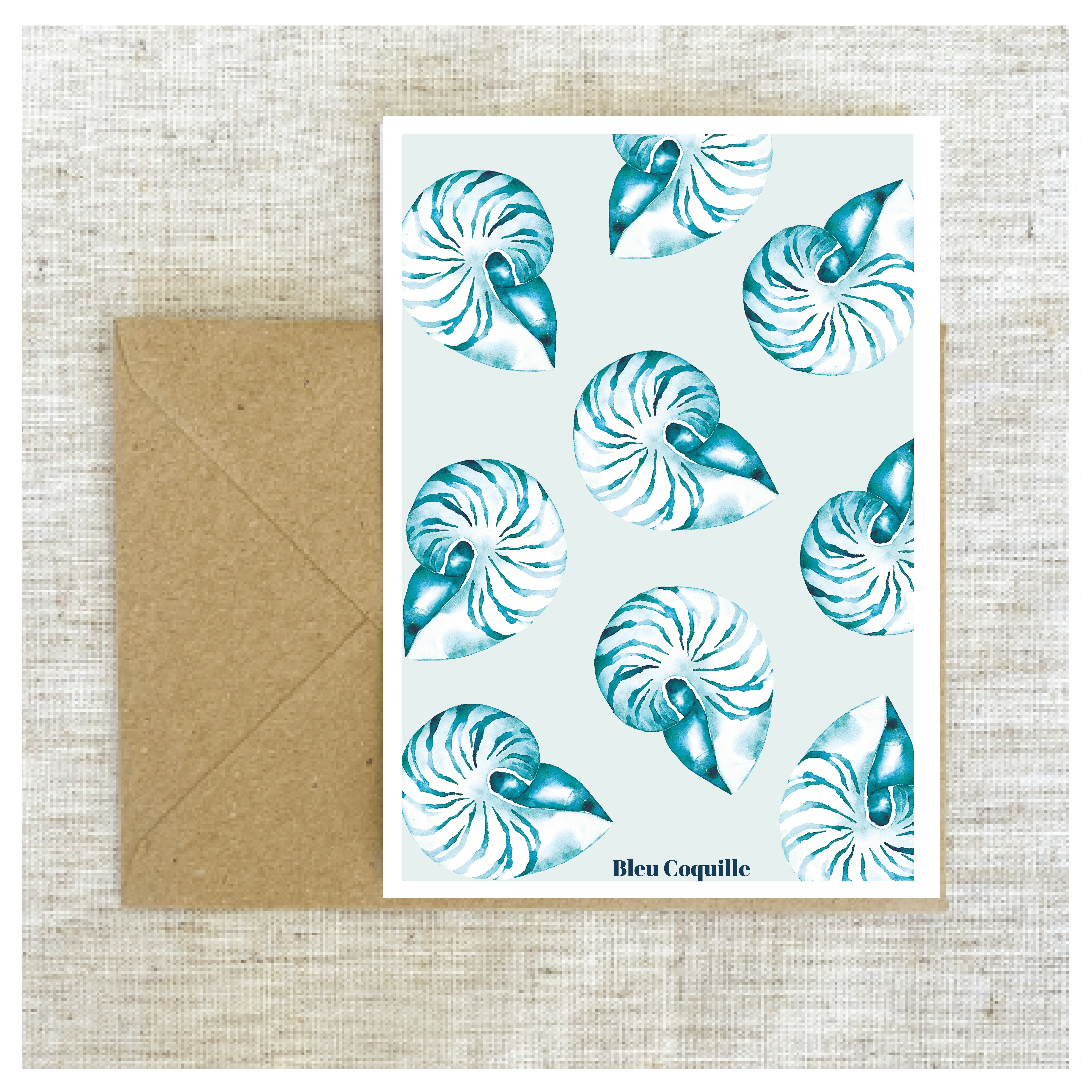 Stationery Postcard A6 - Nautilus 🐚
