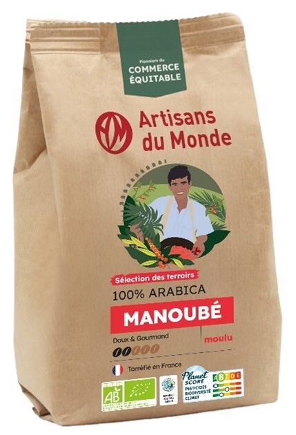 Ground Manoubé Coffee - Organic - 500g
