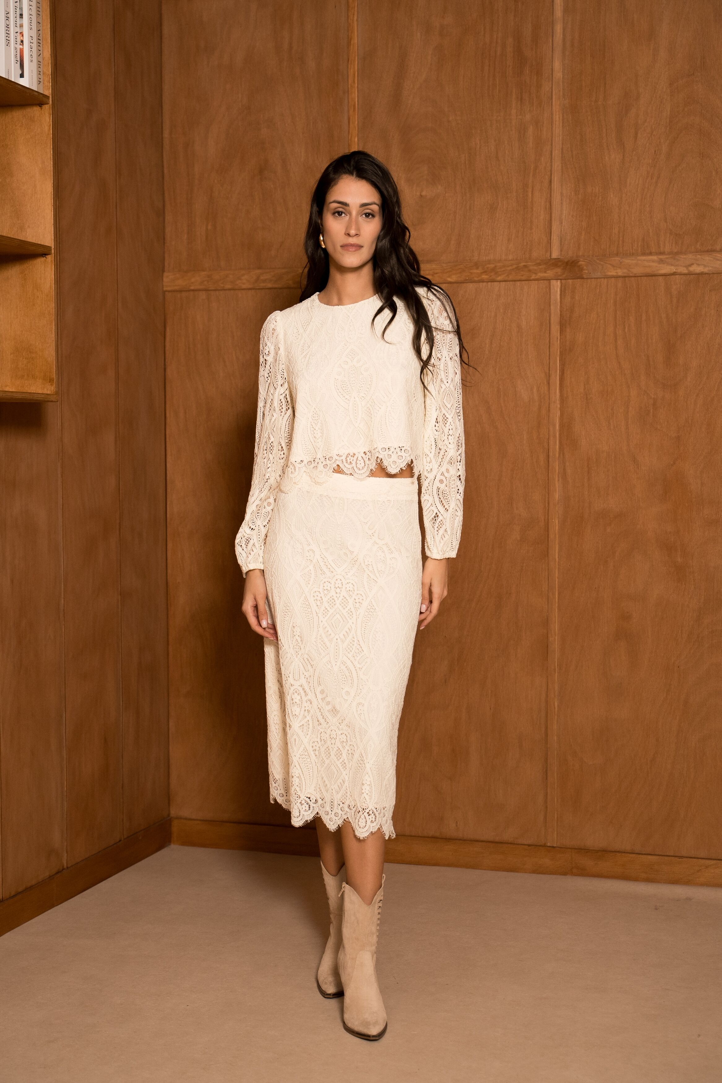 Garance lace skirt