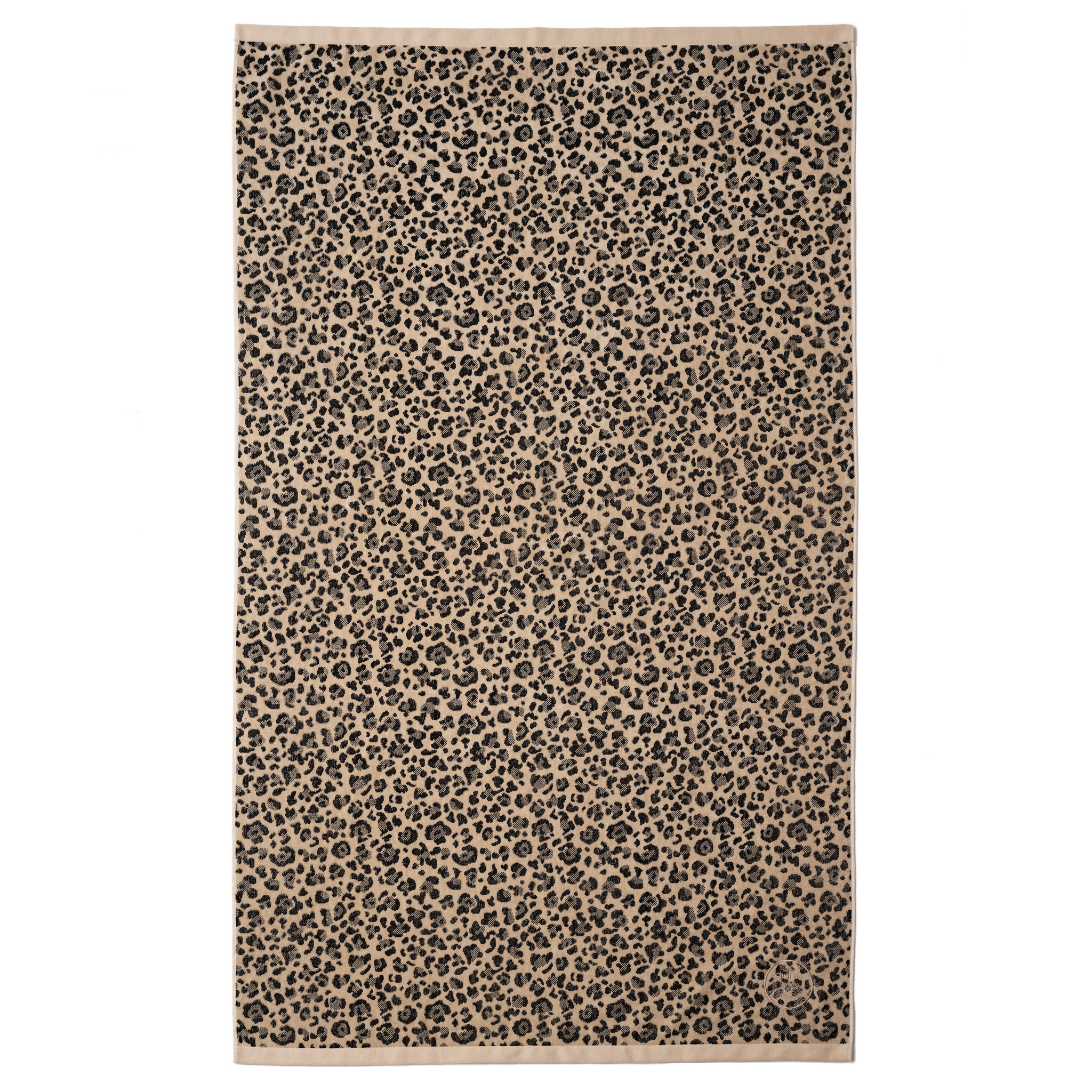 Drap de Plage Moelleux Coton Bio - Léopard Velours