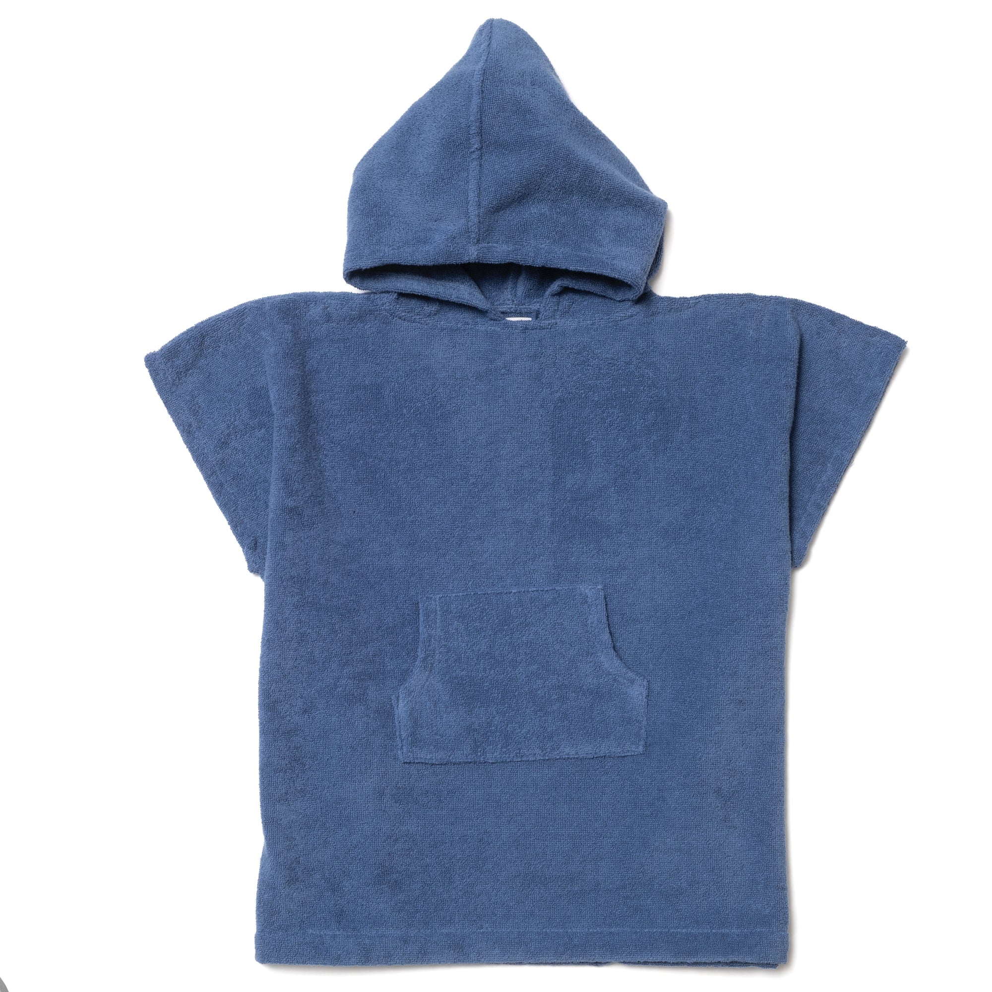 Poncho Coton Bio - 10 ans et Plus - Outremer - en Pré-commande